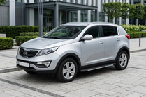 Kia Sportage 2010-2015 Marchepieds latéraux Bosphorus Grey (2 pcs, aluminium) photo 1