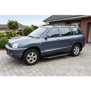 Marchepieds latéraux Bosphorus Grey (2 pcs, aluminium) Hyundai Santa Fe 1 2000-2006 photo 1
