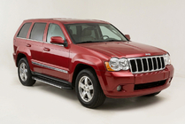 Jeep Grand Cherokee WK 2004-2010 Marchepieds latéraux Bosphorus Grey (2 pcs, aluminium) photo 1