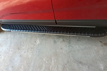 Kia Sorento II XM 2009-2014 Marchepieds latéraux Bosphorus Grey (2 pcs, aluminium) 2013-2016 photo 4