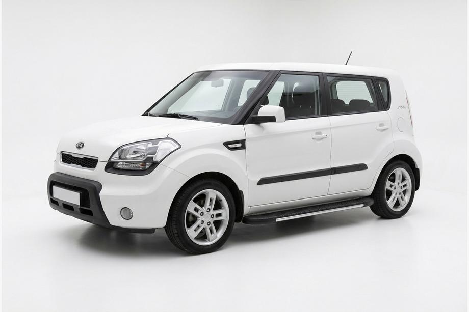 Kia Soul I 2008-2013 Marchepieds latéraux Bosphorus Grey (2 pcs, aluminium) Image