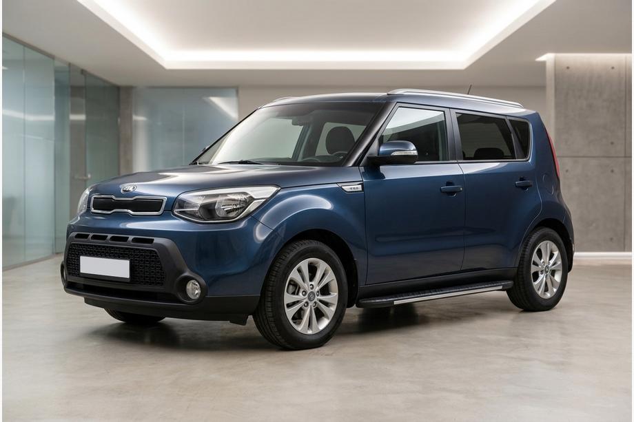 Kia Soul II 2013-2018 Marchepieds latéraux Bosphorus Grey (2 pcs, aluminium) Image