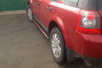 Land Rover Freelander II 2006–2014 Marchepieds Latéraux Maya Red (2 pcs, Aluminium) photo 3