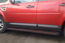 Land Rover Freelander II 2006–2014 Marchepieds Latéraux Maya Red (2 pcs, Aluminium) photo 4