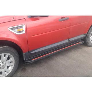 Marchepieds Latéraux Maya Red (2 pcs, Aluminium) Land Rover Freelander II 2006–2014 photo 1