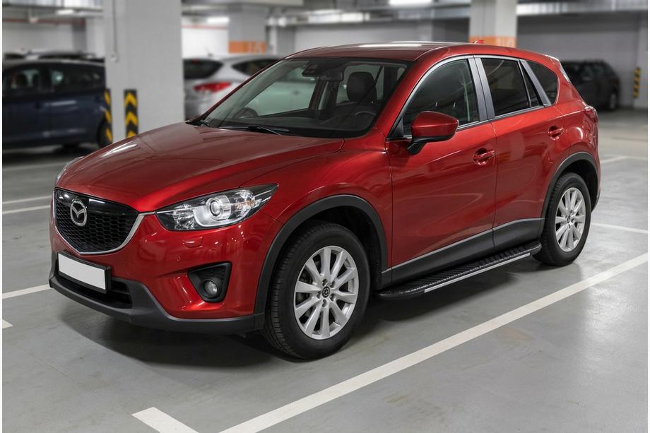 Mazda CX-5 2012-2017 Marchepieds latéraux Bosphorus Grey (2 pcs, aluminium) Image
