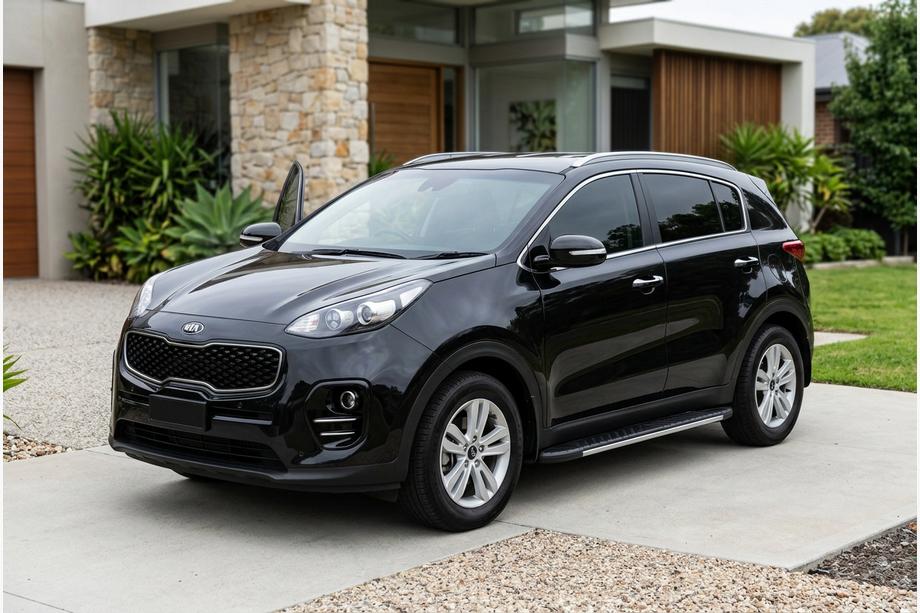 Kia Sportage 2015-2021 Marchepieds latéraux Bosphorus Grey (2 pcs, aluminium) Image