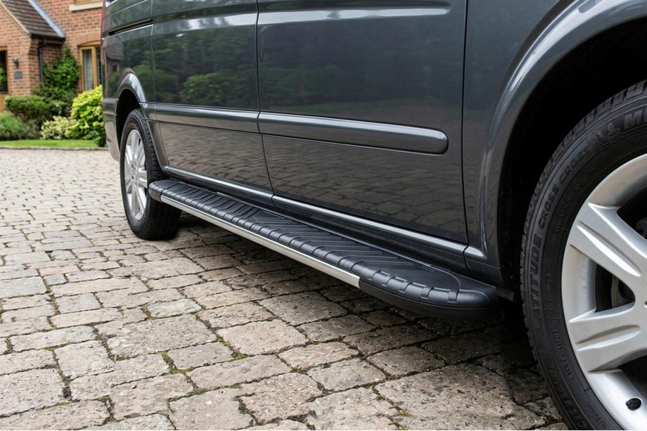 Mercedes Vito W639 2004-2014 Marchepieds latéraux Bosphorus Grey (2 pcs, aluminium) Image