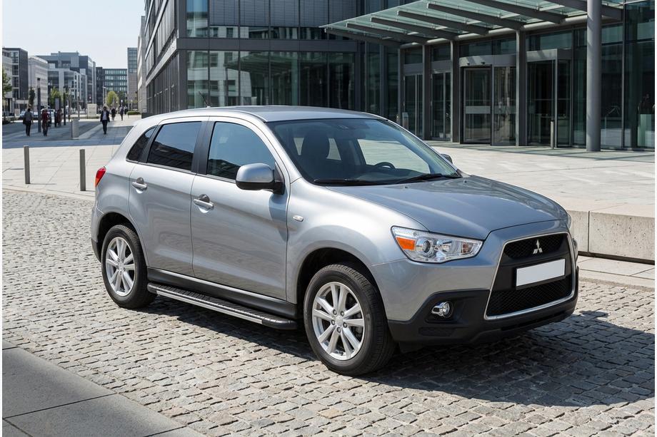 Mitsubishi ASX 2010-2023 Marchepieds latéraux Bosphorus Grey (2 pcs, aluminium) Image
