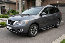 Nissan Pathfinder R52 2012-2021 Marchepieds latéraux Bosphorus Grey (2 pcs, aluminium) photo 1