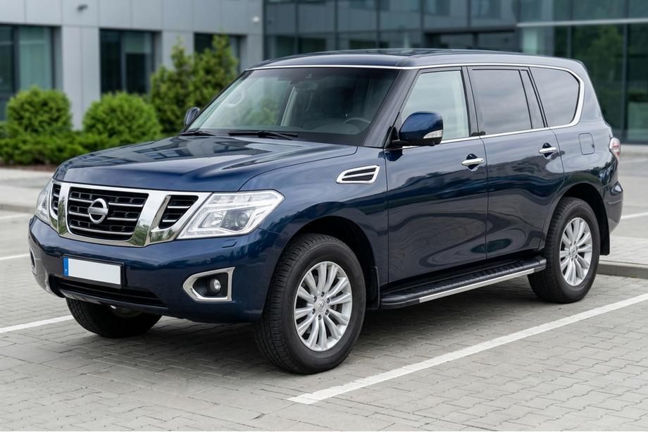 Nissan Patrol Y62 2010-2024 Marchepieds latéraux Bosphorus Grey (2 pcs, aluminium) Image