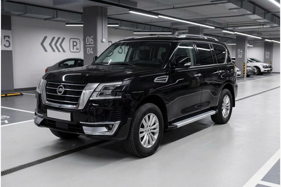 Nissan Patrol Y62 2010-2024 Marchepieds Latéraux Maya V2 (2 pcs, Aluminium) Image