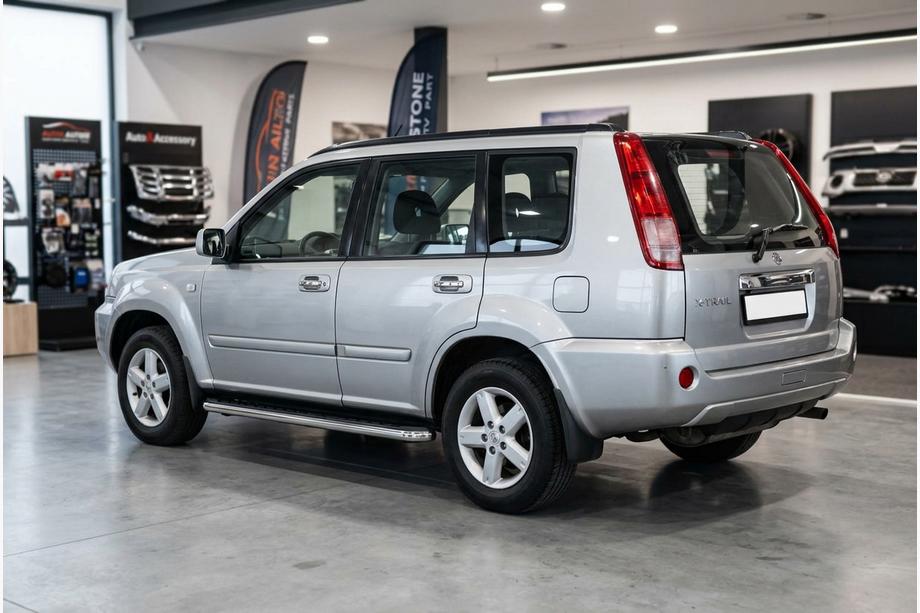 Nissan X-trail T30 2002-2007 Marchepieds Latéraux Maydos V1 (2 pcs, Aluminium) Image