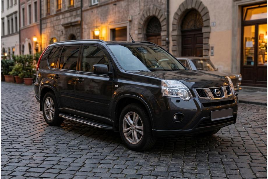 Nissan X-trail T31 2007-2014 Marchepieds latéraux Bosphorus Grey (2 pcs, aluminium) Image