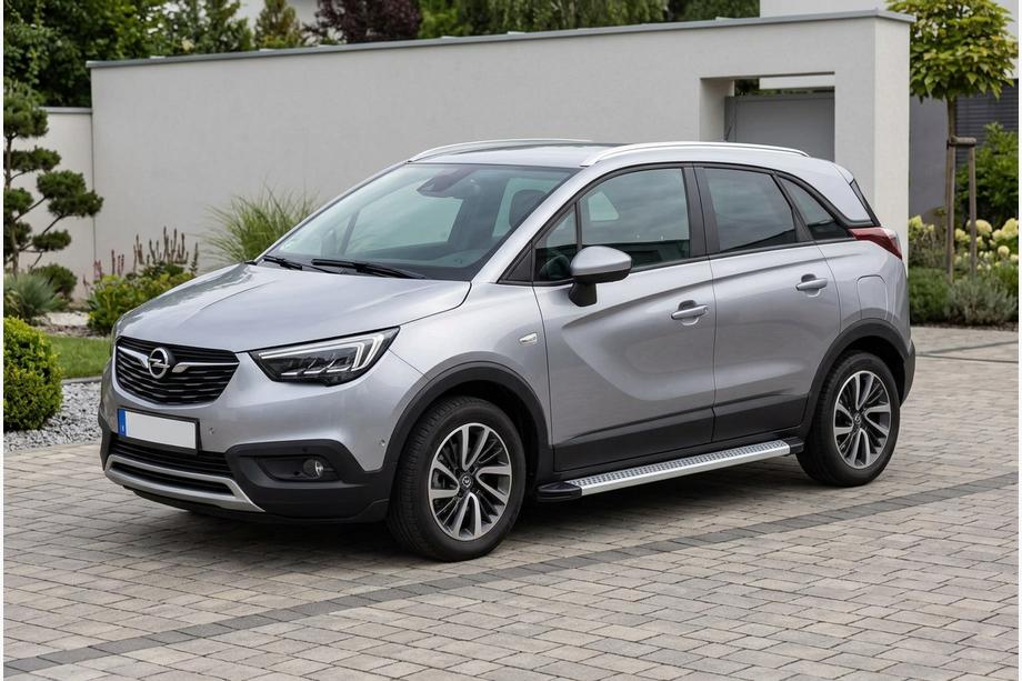 Opel Crossland X 2017-2024 Marchepieds Latéraux Maya V2 (2 pcs, Aluminium) Image