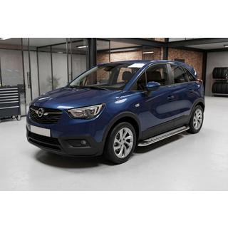 Marchepieds Latéraux Maydos V2 (2 pcs, Aluminium & Inox) Opel Crossland X 2017-2024 photo 1