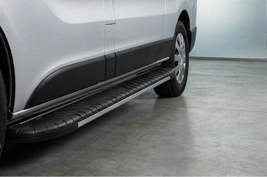 Opel Vivaro 2001–2015 Marchepieds latéraux Bosphorus Grey (2 pcs, aluminium) Image