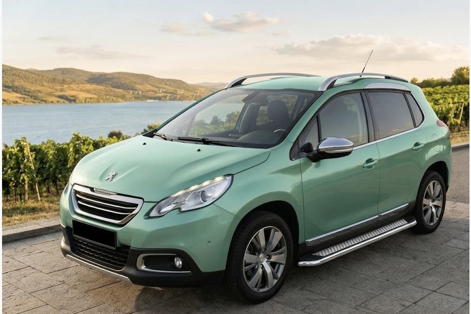 Peugeot 2008 2013-2019 Marchepieds Latéraux Maydos V2 (2 pcs, Aluminium & Inox) Image