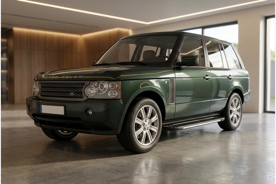 Range Rover III L322 2002-2012 Marchepieds latéraux Bosphorus Grey (2 pcs, aluminium) Image