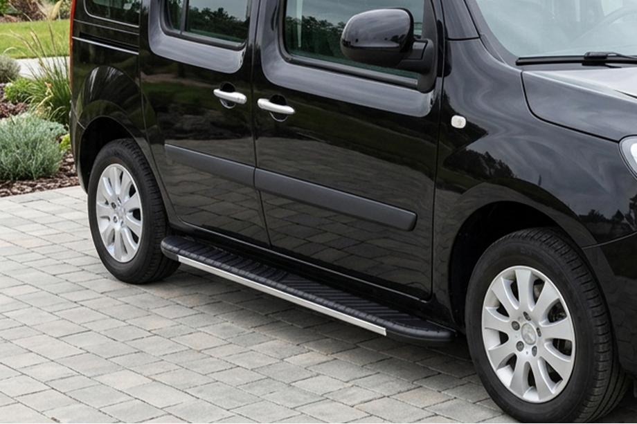 Renault Kangoo 2008–2020 Marchepieds latéraux Bosphorus Grey (2 pcs, aluminium) Image