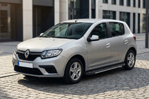 Renault Sandero 2013-2022 Marchepieds latéraux Bosphorus Grey (2 pcs, aluminium) photo 1