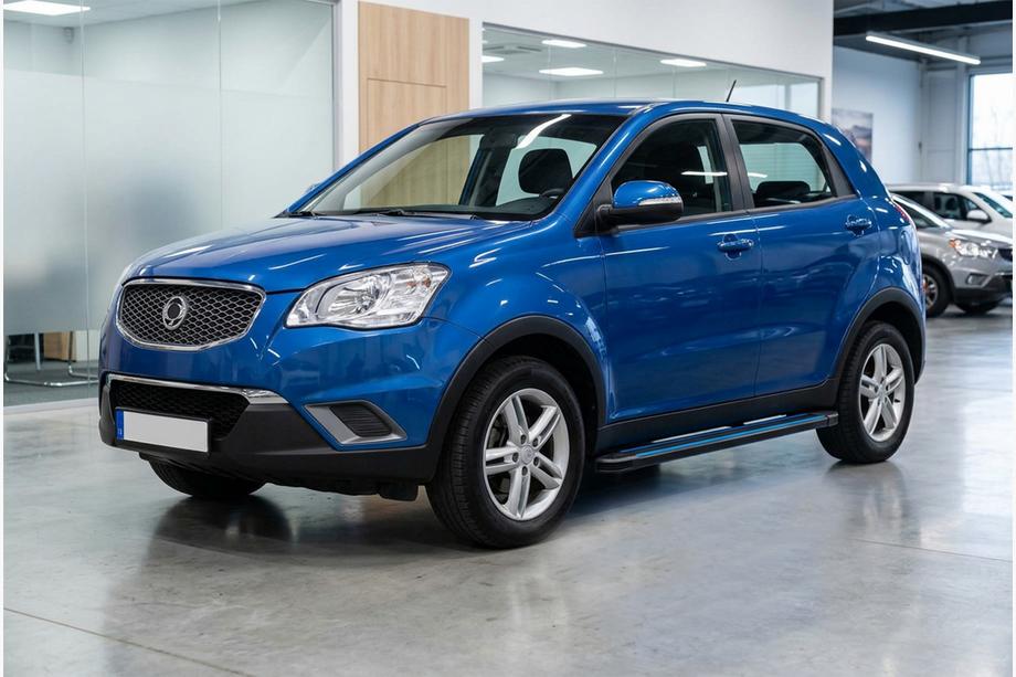 SsangYong Korando 2010-2019 Marchepieds Latéraux Maya Blue (2 pcs, Aluminium) Image