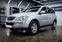 SsangYong Kyron 2005-2014 Marchepieds Latéraux Maydos V2 (2 pcs, Aluminium & Inox) photo 1