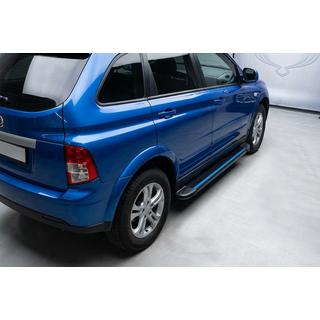Marchepieds Latéraux Maya Blue (2 pcs, Aluminium) SsangYong Action 2005-2018 photo 1