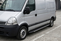 Renault Master 1998-2010 Marchepieds latéraux Bosphorus Grey (2 pcs, aluminium) photo 1