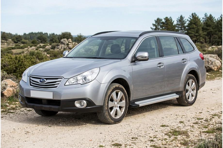 Subaru Outback 2009-2014 Marchepieds Latéraux Maya V2 (2 pcs, Aluminium) Image