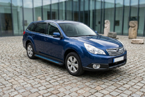 Subaru Outback 2009-2014 Marchepieds Latéraux Maya Blue (2 pcs, Aluminium) photo 1