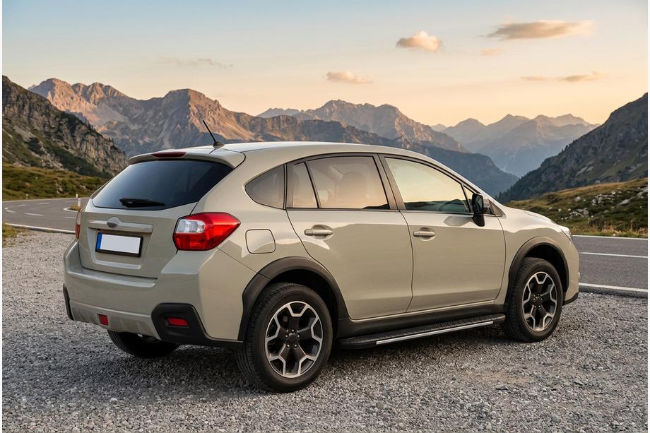 Subaru XV 2011-2017 Marchepieds latéraux Bosphorus Grey (2 pcs, aluminium) Image