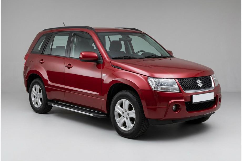 Suzuki Grand Vitara 2005-2017 Marchepieds latéraux Bosphorus Grey (2 pcs, aluminium) Image