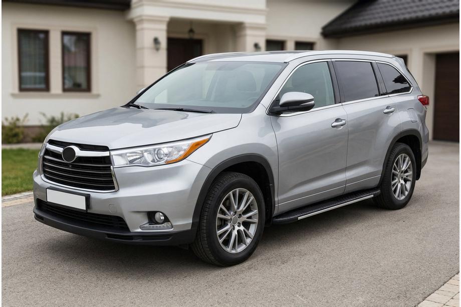 Toyota Highlander 2013-2019 Marchepieds latéraux Bosphorus Grey (2 pcs, aluminium) Image