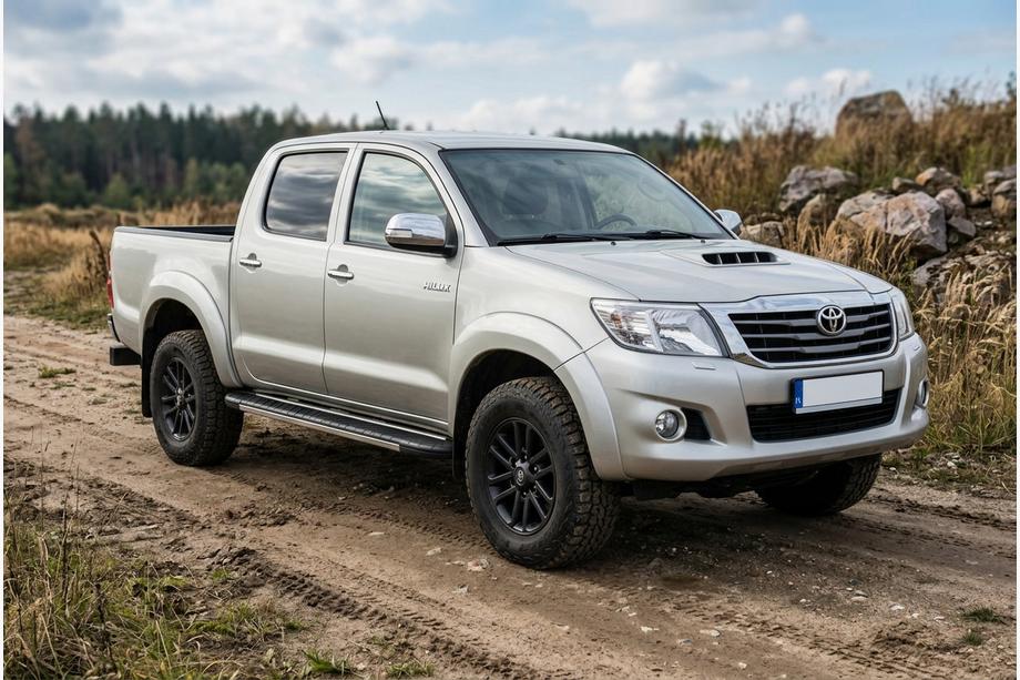 Toyota Hilux 2006-2015 Marchepieds latéraux Bosphorus Grey (2 pcs, aluminium) Image