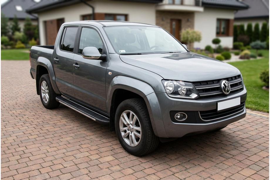 Volkswagen Amarok 2010-2022 Marchepieds latéraux Bosphorus Grey (2 pcs, aluminium) Image