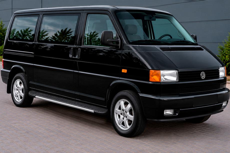 Volkswagen T4 Transporter 1990-2003 Marchepieds latéraux Bosphorus Grey (2 pcs, aluminium) Image