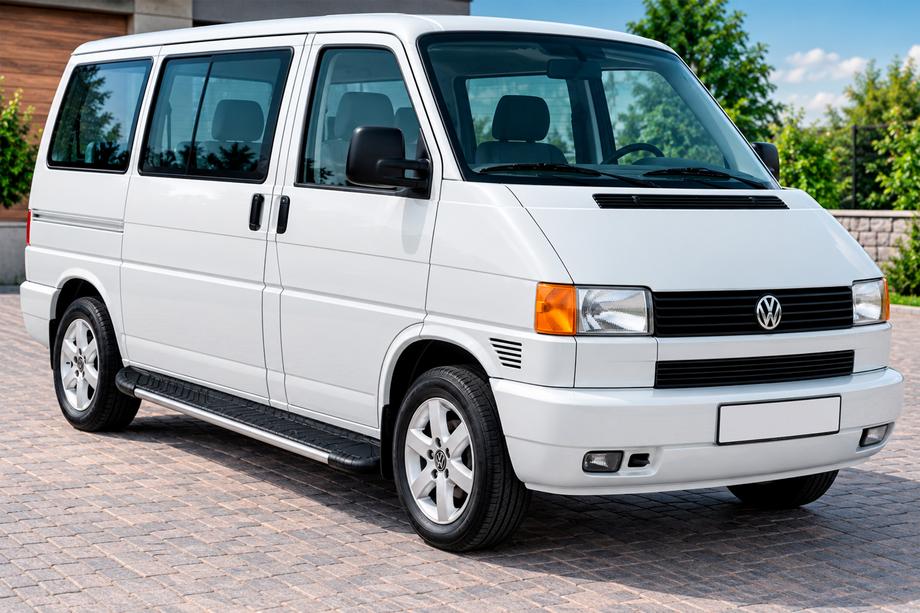 Volkswagen T4 Caravelle/Multivan 1990–2003 Marchepieds latéraux Bosphorus Grey (2 pcs, aluminium) Image