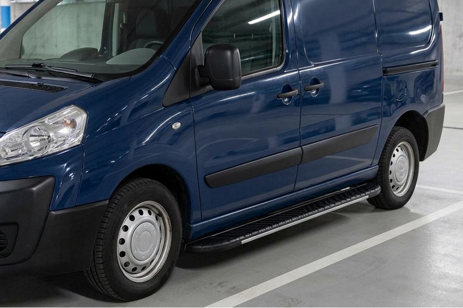 Citroen Jumpy 2007–2017 Marchepieds Latéraux Bosphorus Grey (2 pcs, Aluminium) Image
