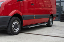 Volkswagen Crafter 2016- Marchepieds Latéraux Duru (2 pcs, Aluminium) Long/ExtraLong photo 1