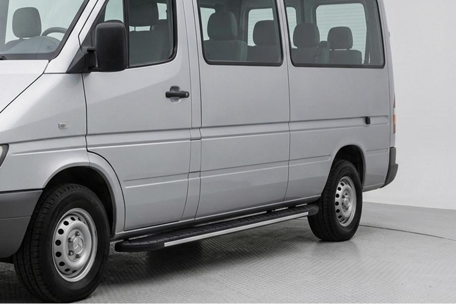 Volkswagen LT 1995-2006 Marchepieds latéraux Bosphorus Grey (2 pcs, aluminium) Image