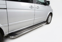 Mercedes Vito/V-class W447 2014- Marchepieds Latéraux Maydos V2 (2 pcs, Aluminium) photo 1