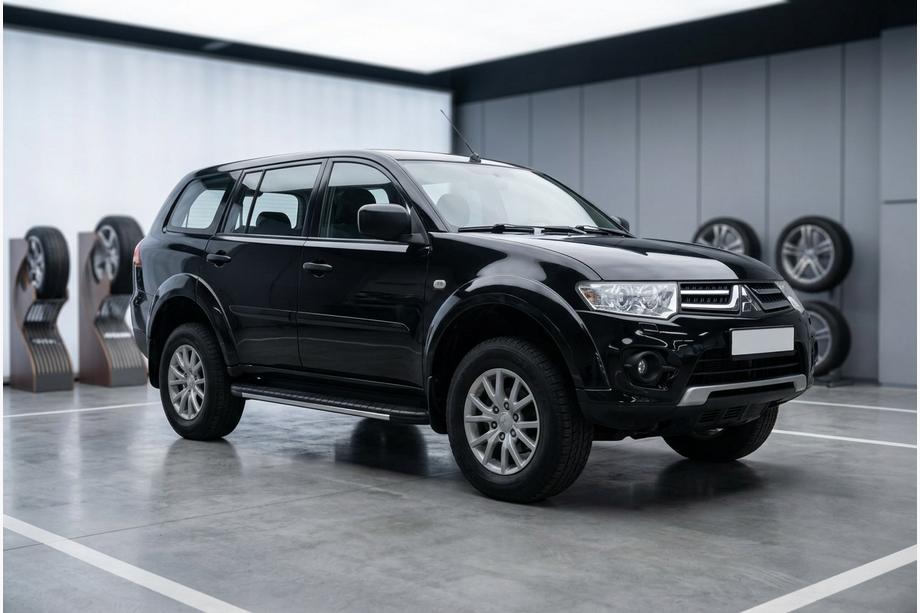 Mitsubishi Pajero Sport 2008-2015 Marchepieds latéraux Bosphorus Grey (2 pcs, aluminium) Image