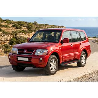 Marchepieds Latéraux Maya Red (2 pcs, Aluminium) Mitsubishi Pajero Wagon III 1999-2006 photo 1