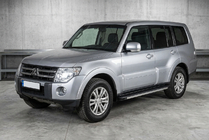 Mitsubishi Pajero Wagon IV 2006-2021 Marchepieds Latéraux Maya V1 (2 pcs, Aluminium) photo 1