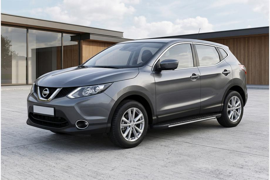 Nissan Qashqai 2014-2021 Marchepieds latéraux Bosphorus Grey (2 pcs, aluminium) Image