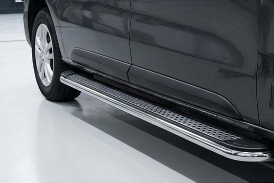 Peugeot Traveller 2017- Marchepieds Latéraux Maydos V2 (2 pcs, Aluminium & Inox) Image