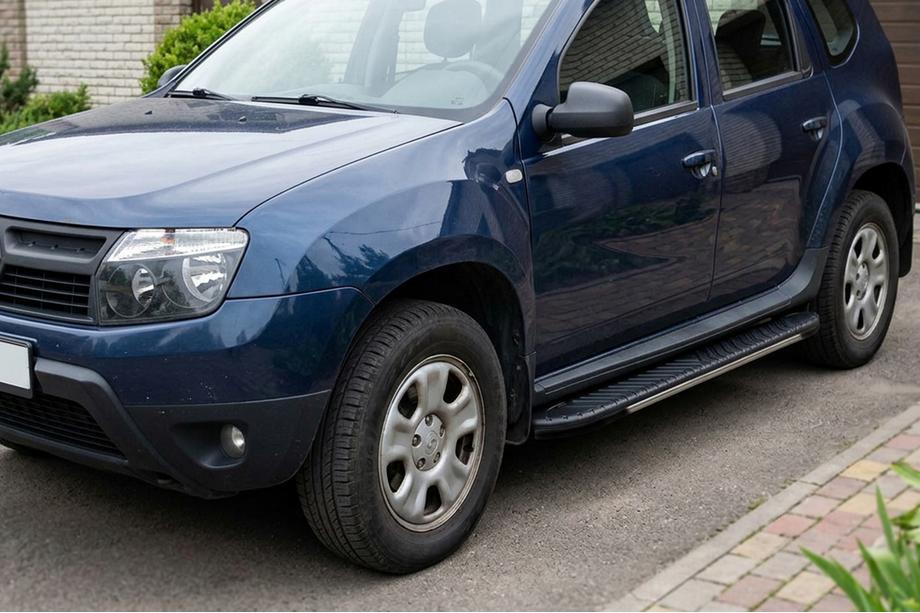 Dacia Duster 2008-2018 Marchepieds latéraux Bosphorus Grey (2 pcs, aluminium) Image