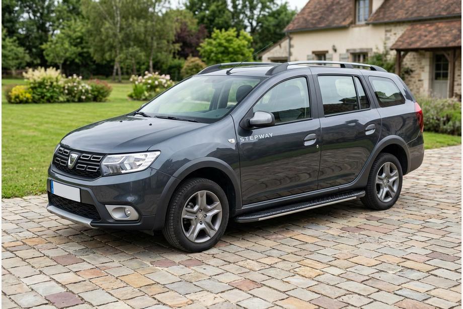 Dacia Logan MCV 2013-2020 Marchepieds latéraux Bosphorus Grey (2 pcs, aluminium) Image