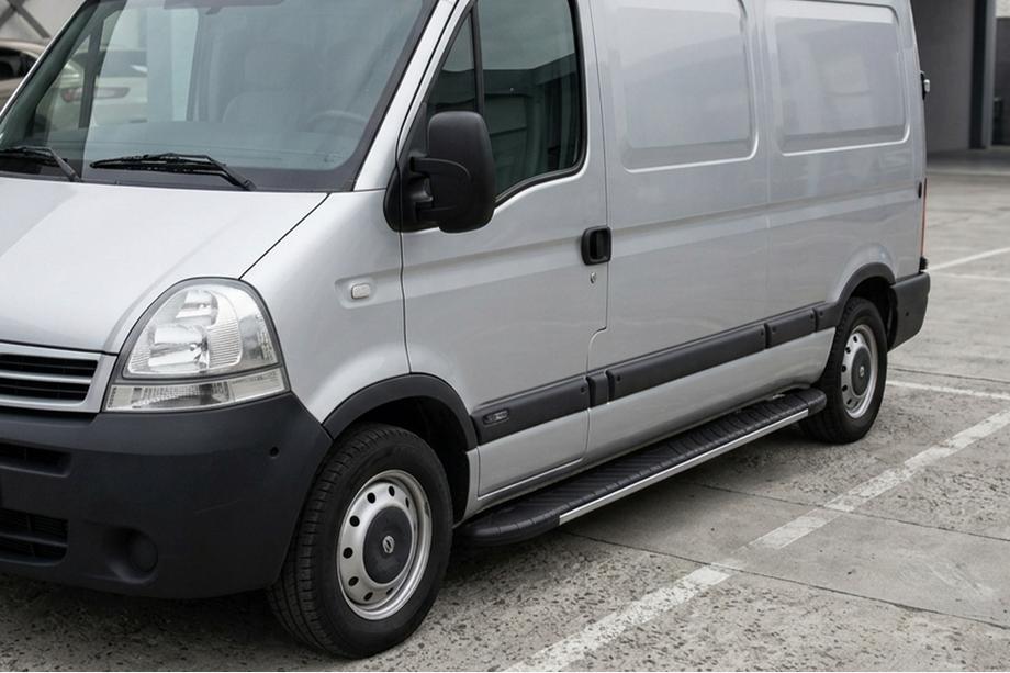 Nissan Interstar 2002-2010 Marchepieds latéraux Bosphorus Grey (2 pcs, aluminium) Image
